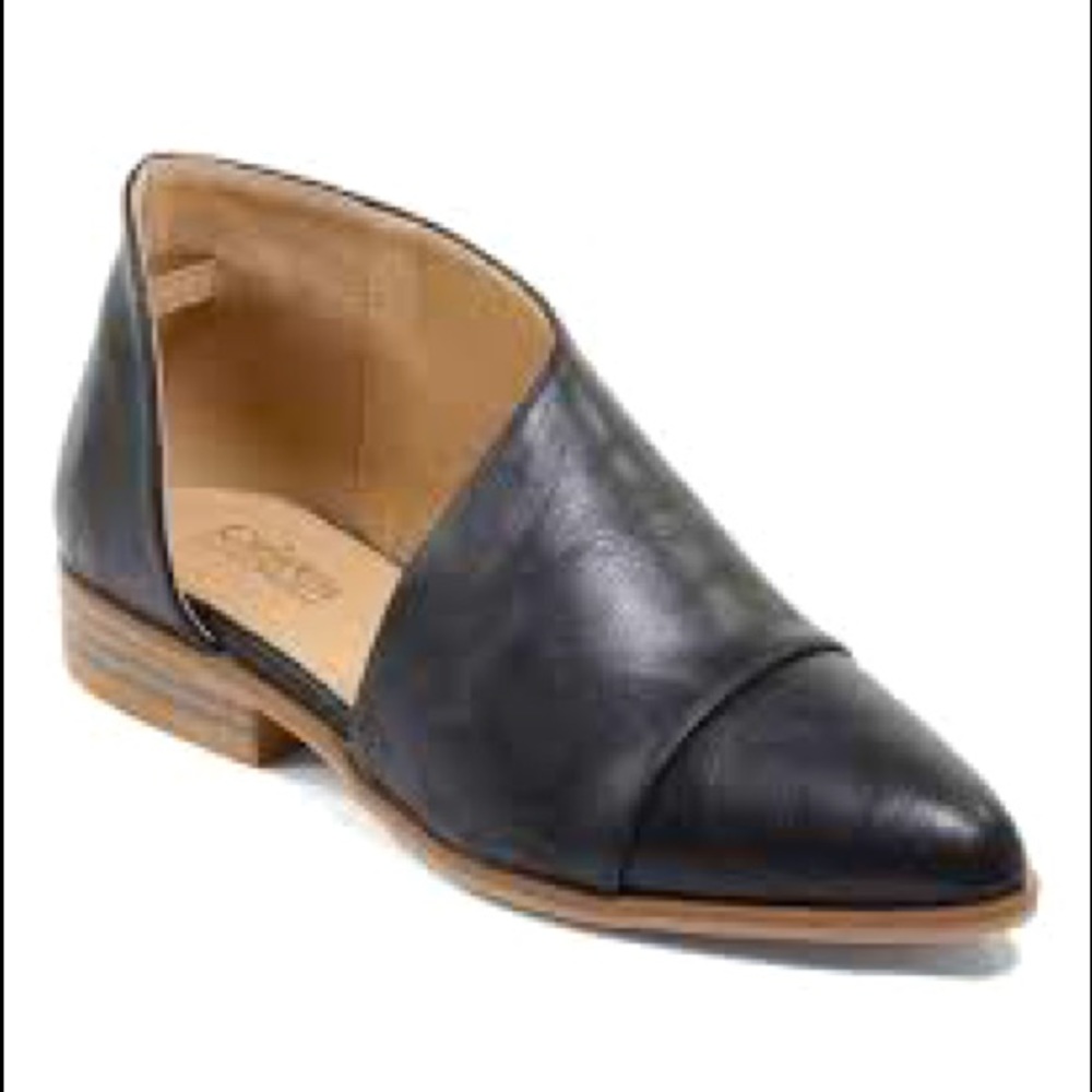 Catherine Malandrino Swan black flats sz 8.5